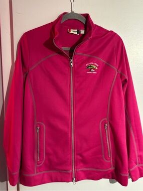 Tourrey Pines 21st U.S. Open Magenta Zip-Front Jacket by Clique.